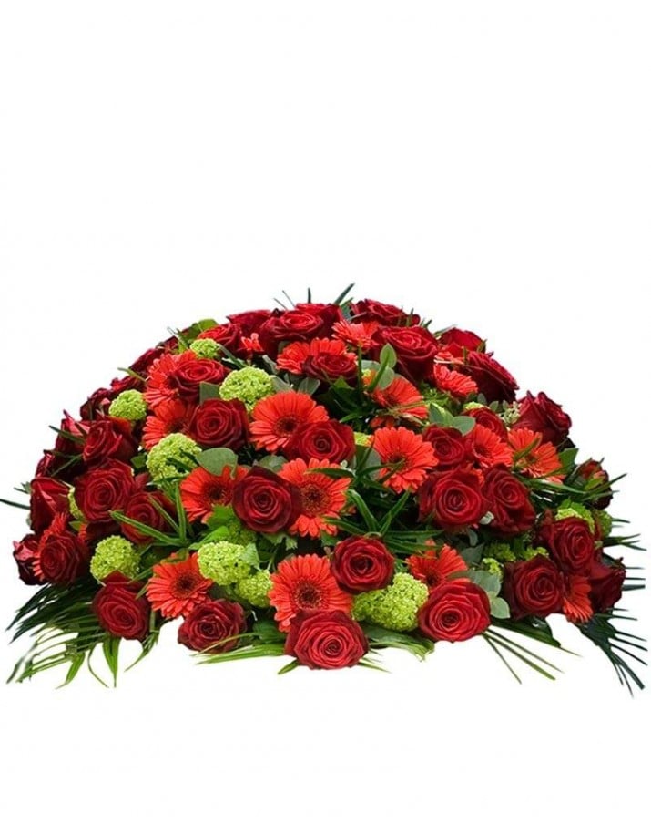 Flores para tanatorio San Isidro.