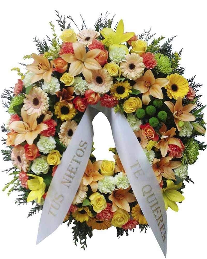Floristería tanatorio M30. Venta de coronas funerarias.