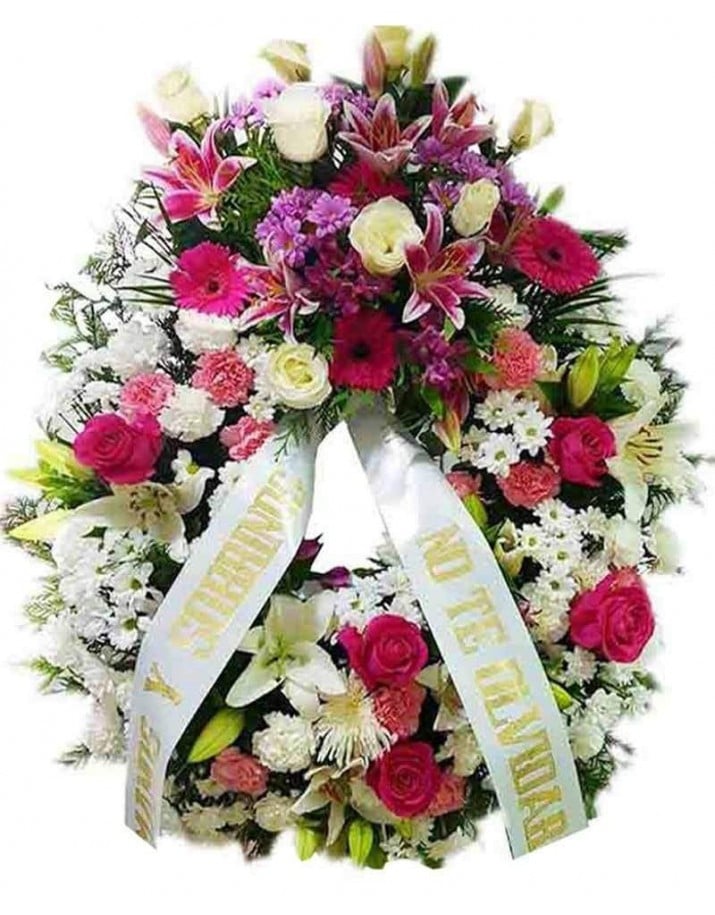 Envío de coronas de flores fúnebres