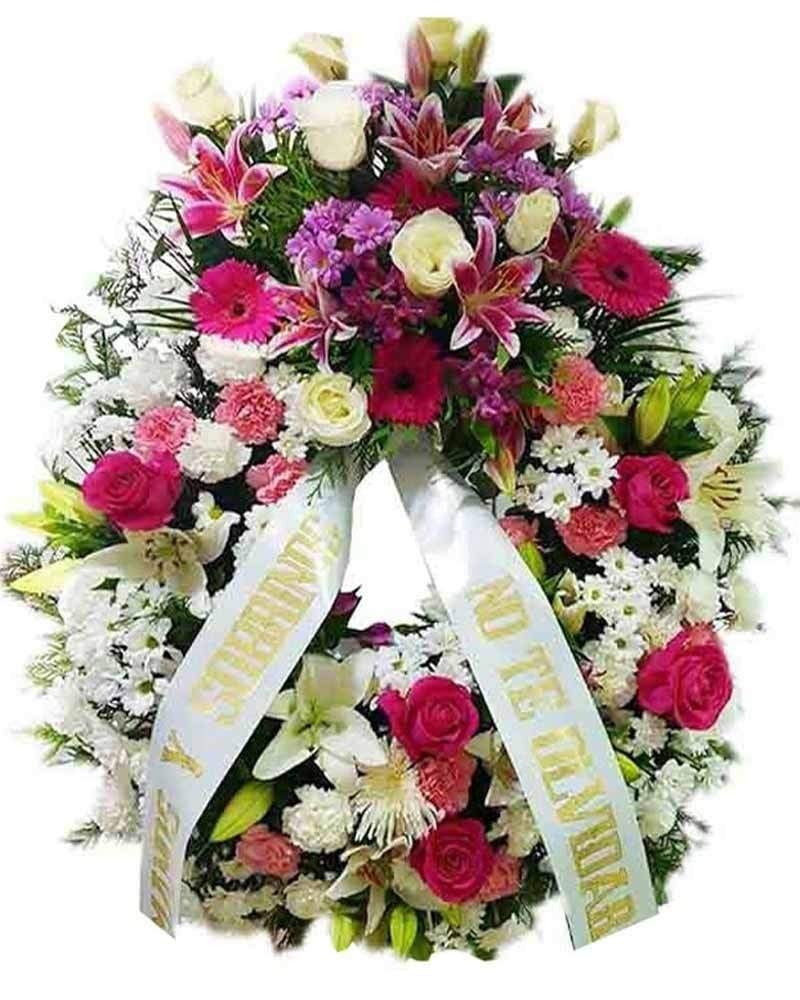 Envío de coronas de flores fúnebres