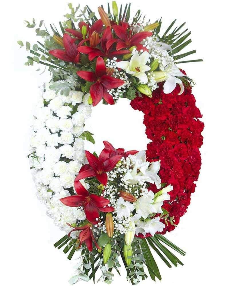 Corona de flores para funerales Madrid