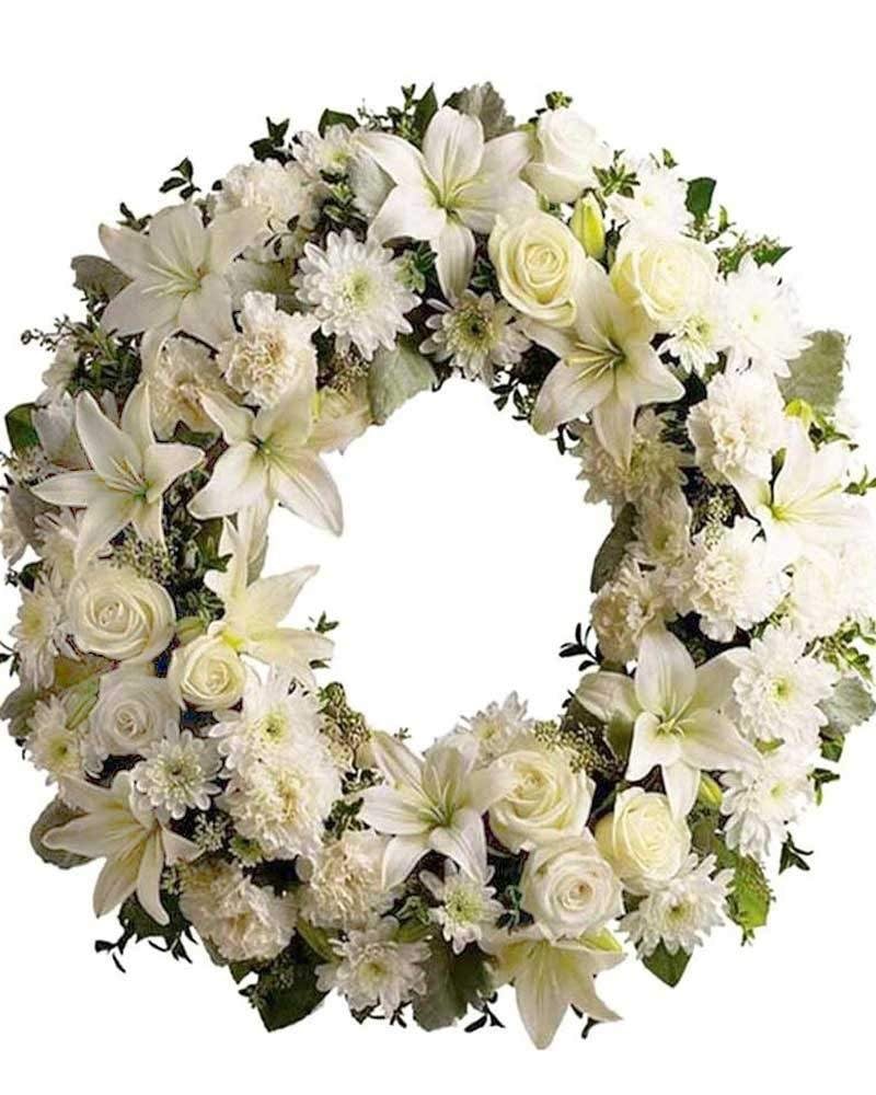 Precios de coronas de flores en Madrid.