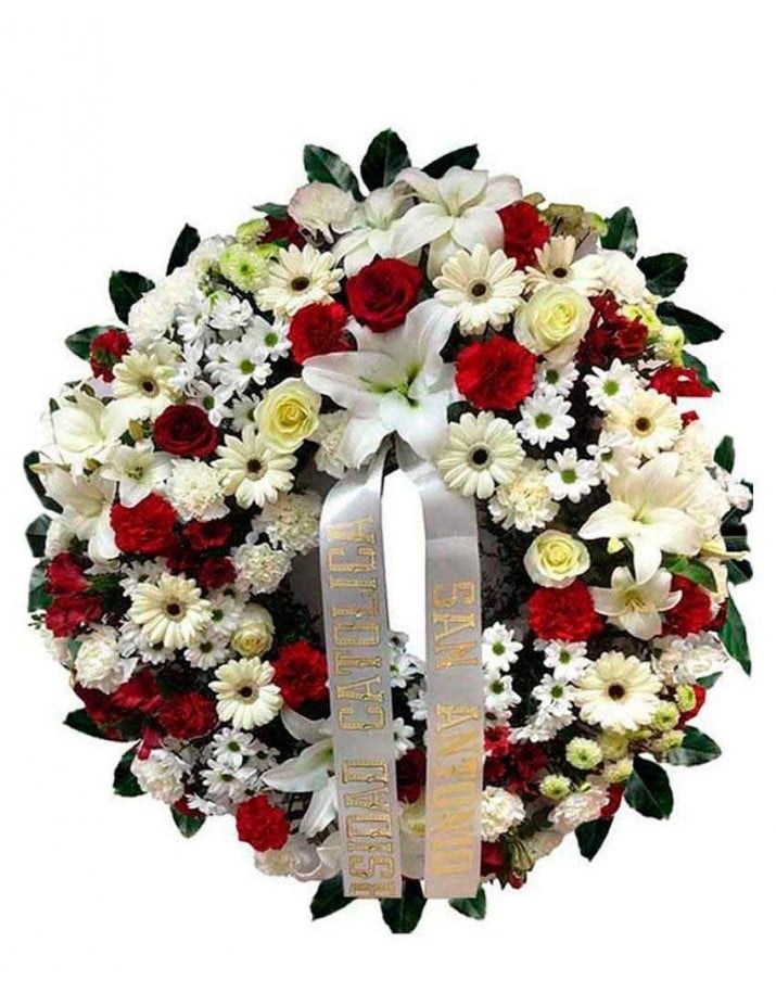 Precio coronas de flores. Floristería tanatorio m30