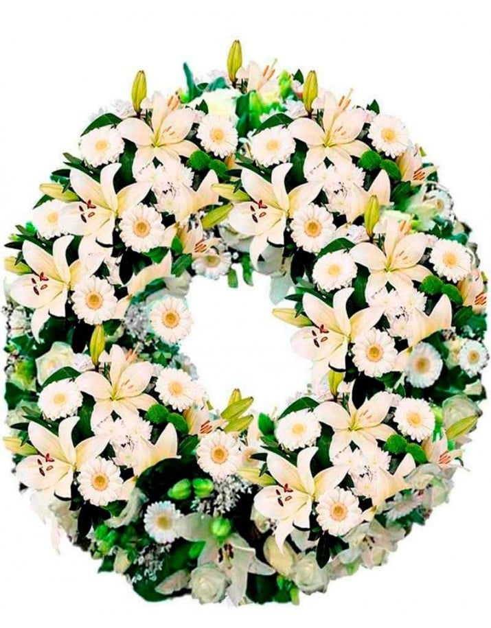 Floristería tanatorio San Isidro en Madrid.