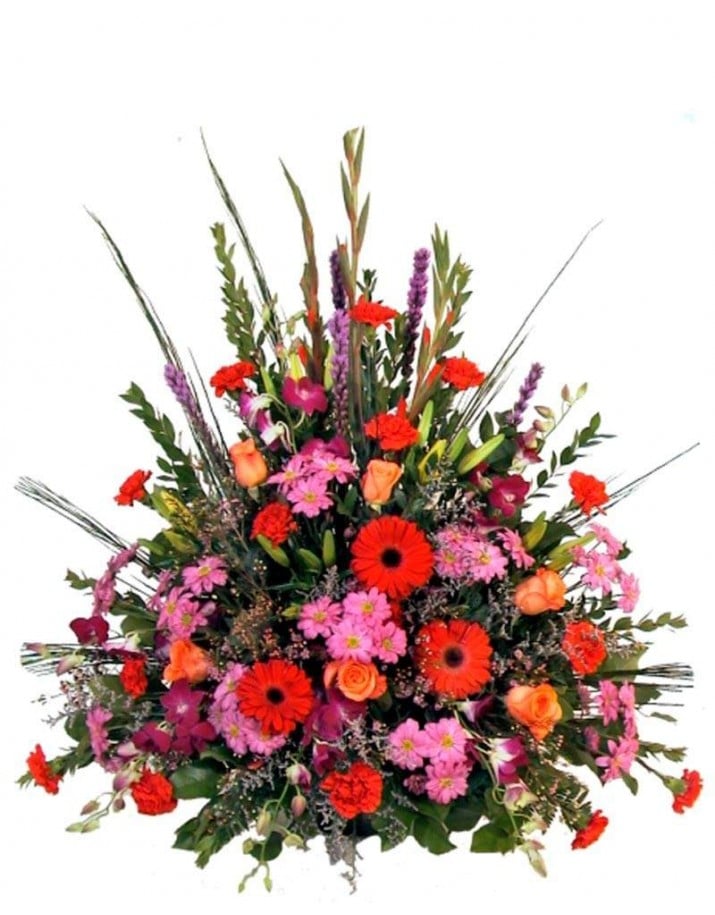 Centros de flores para difuntos.