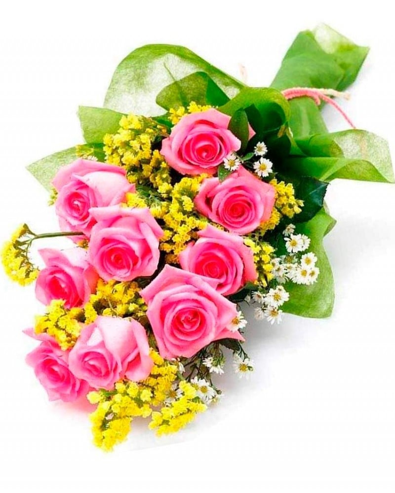 Ramo de flores para funeral en Madrid con rosas y crisantemos.